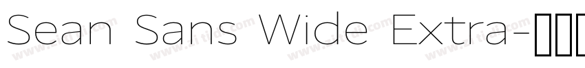 Sean Sans Wide Extra字体转换 Sean Sans Wide Extra字体转换